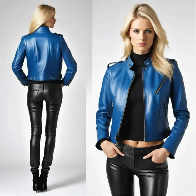 New collection of made in Italy leather clothing